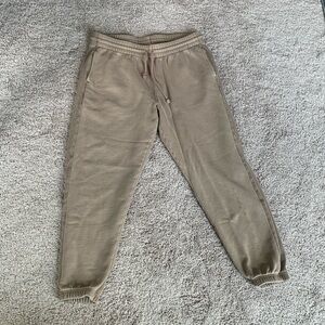 TNA Cozy AF Tan Fleece Jogger Sweatpants